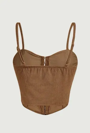 Corset Top Brown thumbnail 2