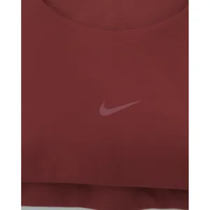 Nike Alate Minimalist Sports Bra Dark Red Low Support Scoop Neck Yoga Top thumbnail 4
