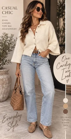 HM Cream Short Sleeve Knit Cardigan Collared Button Front Sweater Small thumbnail 1
