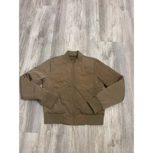 Lululemon Non-Stop Bomber Jacket Tan Khaki Size 6 thumbnail 2
