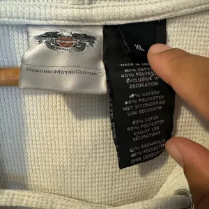 Genuine Harley Davidson Willie G Laced‎ Front Henley Hoodie Embellished C thumbnail 6