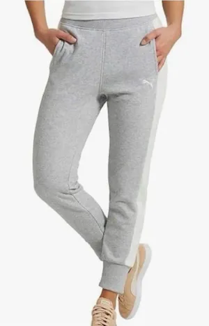 PUMA Gray and Cream Jogger Pant thumbnail 1