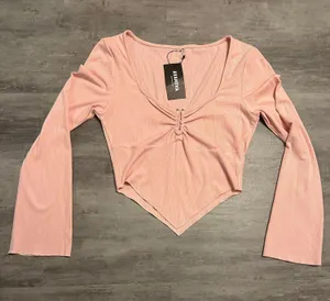 Avanova Pink Long Sleeve Top Size M thumbnail 1