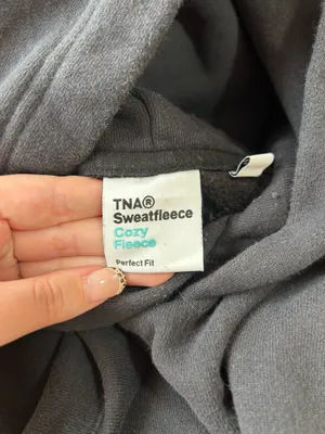 Aritzia TNA Sweatfleece Cozy Fleece Perfect Fit Hoodie thumbnail 4