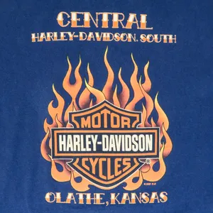 2007 Harley Davidson Navy Blue Shirt thumbnail 6