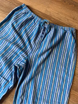 Secret Treasures Blue Striped Pj Pants thumbnail 3