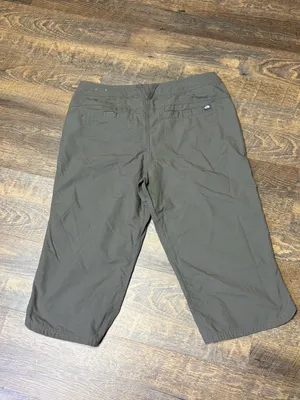 The North Face Horizon II Capri Pants Womens 10 Green Brown Hiking Camping thumbnail 11