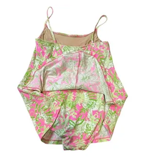 Lilly Pulitzer One-Piece Swimsuit Pink and Green Jungle themed– Size 8 thumbnail 8