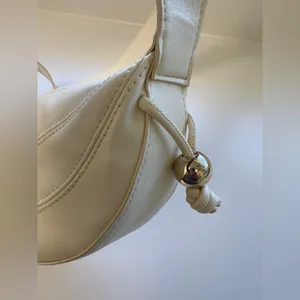Zara Cream Crossbody Purse‎ Bag Gold Bohemian thumbnail 5