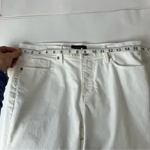 Banana Republic Premium Denim White Skinny Jeans Size 30 Ankle thumbnail 6