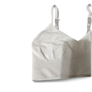 Lululemon Ebb to Street sports Bra white Minimalist Light Support size 4 thumbnail 2