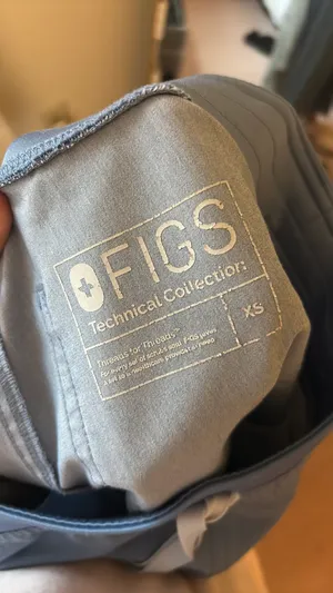 FIGS Livingston Heather Blue Scrub Pant thumbnail 3