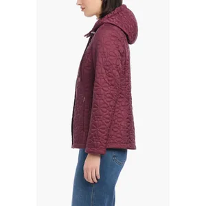 NWT!! KATE SPADE New York Water Resistant Hooded Floral Quilted Jacket X-Large thumbnail 6