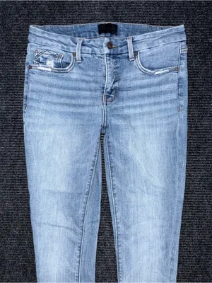 Buckle Black Fit No 53 Skinny Stretch Jeans Light Wash Mid Rise 29x30 BBW11401S thumbnail 3