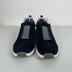 Lands’ End Blue Suede‎ Slip On Shoes Size 10 thumbnail 2