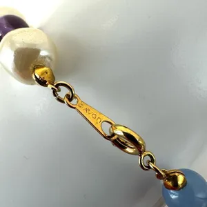 Avon Vintage faux pearl colorful bracelet thumbnail 4