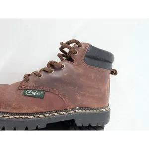 Candies Ankle Boots Womens 7.5 Brown Leather Lug Sole Vintage 90s Grunge Utility thumbnail 11