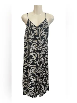 Rip Curl Black and whiteTropical Print Dress thumbnail 3