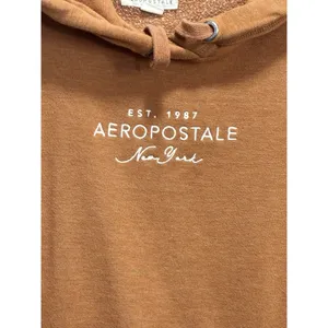 Aeropostale Burnt Orange Hododie Sweatshirt Size XS Long Sleeve Embroidered Logo thumbnail 2