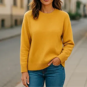 Workshop Republic Mustard Yellow Hi-Low Sweater | XL thumbnail 11