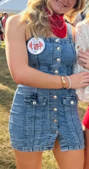 Mini Jean Dress Blue thumbnail 1