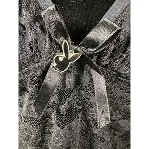Playboy Intimates Sheer Lace Babydoll Lingerie Slip Size Medium thumbnail 5