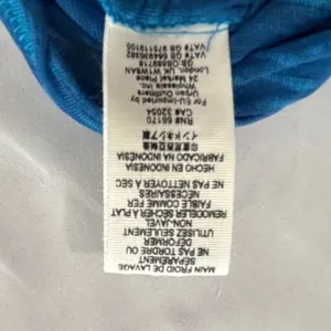 We The Free Free People Womens Blue Slub Knit Short Sleeve Crew Neck Tee Medium thumbnail 10