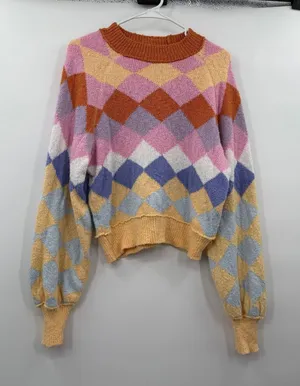 Free people Riley pattern pullover xs thumbnail 1