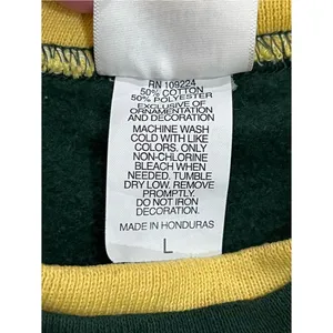 Pleasant Shade Vintage Green Embellished Fall Leaves Crewneck Sweater Size Large thumbnail 7