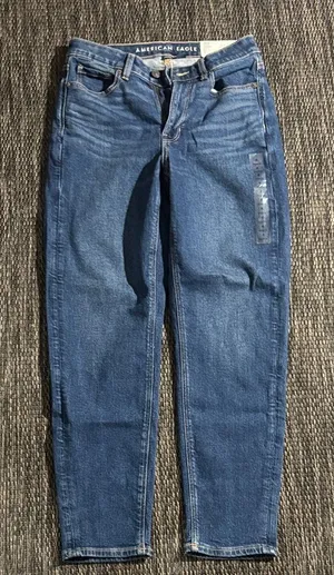 American Eagle Mom Jean Dark Wash Size 4 NEW thumbnail 1