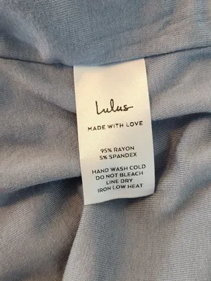 Lulus Blue Sleeveless V-Neck Cropped Tank Top Size Medium NWT thumbnail 8