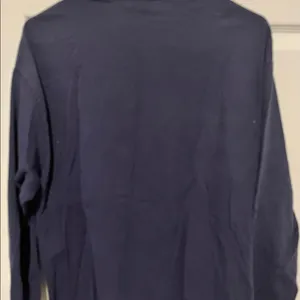 Majestic blue long sleeve yankee shirt in large thumbnail 4