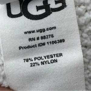 UGG Phoebe Wrap Cardigan Women Cream Open Front Cozy Longline Sweater Pockets thumbnail 4