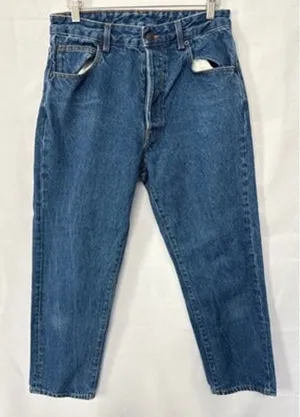 Women’s 6397 Barrel Jeans Button Fly Size 27 Blue thumbnail 1