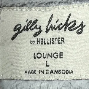 Hollister Gilly Hicks Long Sleeve Lounge Hoodie Women's Size Large Light Gray thumbnail 2