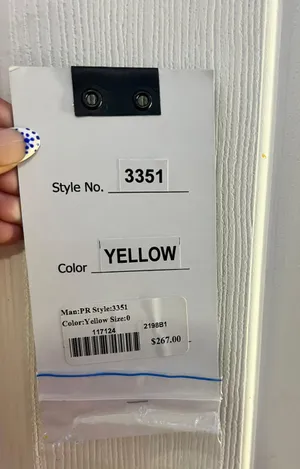 Primavera Couture Yellow Homecoming Dress thumbnail 6