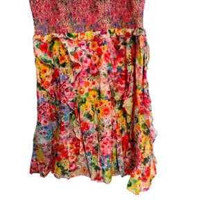 NEW Alice + Olivia Jocelyn Mini Dress Garden Floral Pink Ruffle thumbnail 8