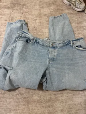 abercrombie & fitch the dad side slit jeans size 37/24 thumbnail 3