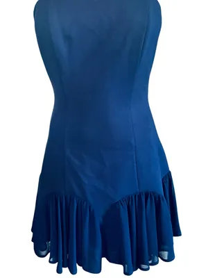 Lulus Royal Blue Strapless Mini Dress. Size Small NWOT thumbnail 2
