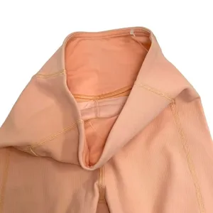 Lululemon Ribbed Contoured High-Rise Short 8" Malibu Peach Biker Shorts Size 4 thumbnail 9