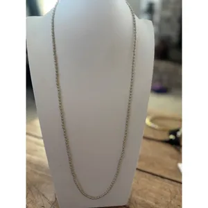 Gold & Silver-Tone Beaded Necklace With Lobster Clasp Closure thumbnail 8