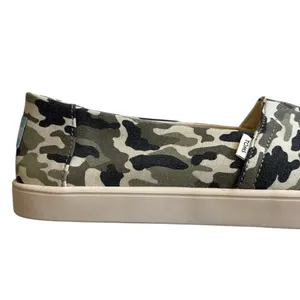 NWT Toms Alpargata Cupsole Olive Camouflage Slip On Sneaker Flats Size 10 thumbnail 5