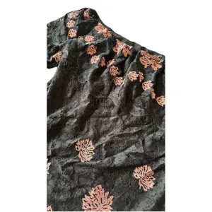 Adiva Womens Black‎ Pink Floral Lace Whimsigoth Witchy Off Shoulder Top Size Xl thumbnail 3