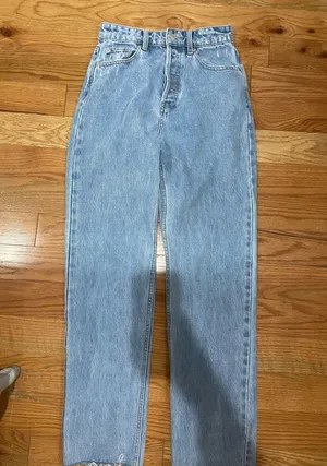 Meshki Denim Jeans Light Blue Mom size AU 7 thumbnail 1