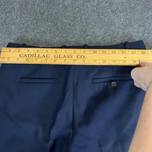 J.Crew‎ Navy Blue Wool Blend Straight Leg Dress Pants Trousers Womens Size 6 thumbnail 7