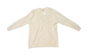 American Eagle Sweater Womens Size S White Long Tunic Crew Neck Oversized NWT thumbnail 1