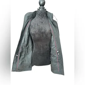 d.e.t.a.i.l.s INTL Black Hooded‎ Rain Jacket Water Resistant Mesh Utility M thumbnail 10