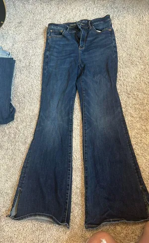 American Eagle Split Hem Jeans thumbnail 1