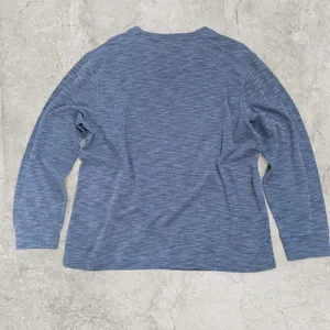 Vintage v neck sweater Blue Size L thumbnail 4