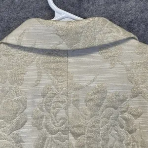 GEORGE Me‎ Designs By Mark Eisen Blazer Women's Size 12 Cream Floral Metallic thumbnail 10